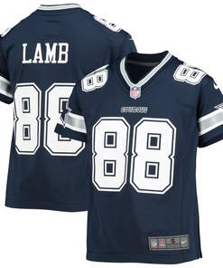 Ceedee Lamb Dallas Cowboys Player Game Jersey Navy Nfl - Robokeg