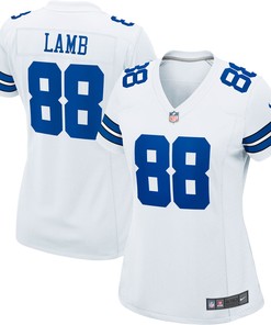 Ceedee Lamb Dallas Cowboys Womens Alternate Game Jersey - White Nfl - Robokeg