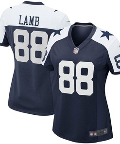 Ceedee Lamb Dallas Cowboys Womens Alternate Game Team Jersey Navy Nfl - Robokeg