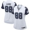 Ceedee Lamb Dallas Cowboys Womens Game Jersey - White Nfl - Robokeg