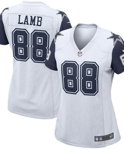 Ceedee Lamb Dallas Cowboys Womens Game Jersey - White Nfl - Robokeg
