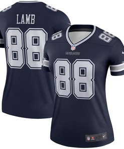 Ceedee Lamb Dallas Cowboys Womens Legend Jersey Navy Nfl - Robokeg
