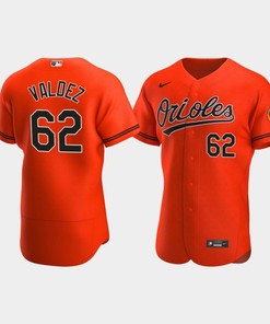 Cesar Valdez 62 Baltimore Orioles Orange Alternate Jersey - Robokeg