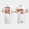 Cesar Valdez 62 Baltimore Orioles White Home Jersey - Robokeg