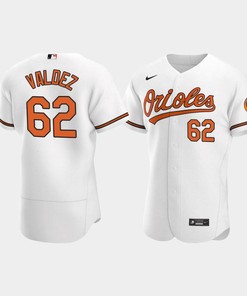 Cesar Valdez 62 Baltimore Orioles White Home Jersey - Robokeg