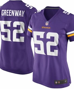 Chad Greenway Minnesota Vikings Nike Womens Game Jersey - Purple - Robokeg