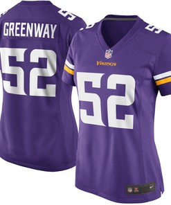 Chad Greenway Minnesota Vikings Womens Game Jersey - Purple Nfl - Robokeg