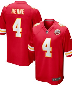 Chad Henne Kansas City Chiefs Game Jersey - Red Nfl - Robokeg