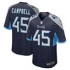 Chance Campbell Tennessee Titans Player Game Jersey - Navy Nfl - Robokeg