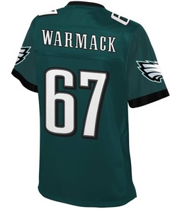 Chance Warmack Philadelphia Eagles Nfl Pro Line Womens Player Jersey - Midnight Green - Robokeg