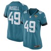 Chapelle Russell Jacksonville Jaguars Womens Game Player Jersey - Teal Nfl - Robokeg