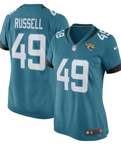 Chapelle Russell Jacksonville Jaguars Womens Game Player Jersey - Teal Nfl - Robokeg