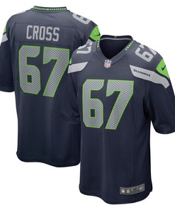 Charles Cross Seattle Seahawks 2022 Nfl Draft First Round Pick Game Jersey - College Navy - Robokeg