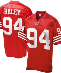 Charles Haley San Francisco 49ers Nfl Pro Line Retired Player Jersey - Scarlet Nfl - Robokeg