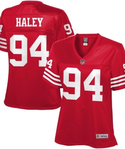 Charles Haley San Francisco 49ers Nfl Pro Line Womens Retired Player Jersey - Scarlet - Robokeg