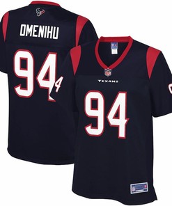 Charles Omenihu Houston Texans Nfl Pro Line Womens Team Player Jersey - Navy - Robokeg