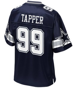 Charles Tapper Dallas Cowboys Nfl Pro Line Team Color Player Jersey - Navy - Robokeg