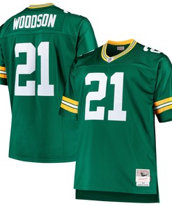 Charles Woodson Green Bay Packers Mitchell & Ness Big & Tall 2010 Retired Player Replica Jersey - Green Nfl - Robokeg