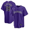 Charlie Blackmon Colorado Rockies Alternate Replica Player Name Jersey - Purple Mlb - Robokeg