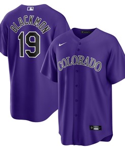 Charlie Blackmon Colorado Rockies Alternate Replica Player Name Jersey - Purple Mlb - Robokeg