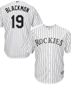 Charlie Blackmon Colorado Rockies Cool Base Player Jersey - White - Robokeg