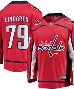 Charlie Lindgren Washington Capitals Fanatics Branded Home Breakaway Player Jersey - Red Nhl - Robokeg