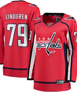 Charlie Lindgren Washington Capitals Fanatics Branded Womens Home Breakaway Player Jersey - Red Nhl - Robokeg