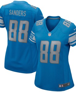 Charlie Sanders Detroit Lions Womens Game Retired Player Jersey - Blue Nfl - Robokeg