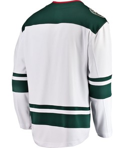 Charlie Stramel #41 Minnesota Wild 2023 NHL Draft Away Men Jersey - White - Robokeg