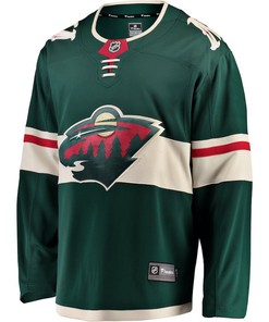 Charlie Stramel #41 Minnesota Wild 2023 NHL Draft Home Men Jersey - Green - Robokeg