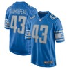 Charlie Taumoepeau Detroit Lions Game Jersey - Blue Nfl - Robokeg