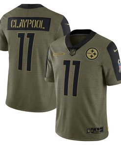 Chase Claypool Pittsburgh Steelers 2021 Salute To Service Limited Player Jersey - Olive Nfl - Robokeg