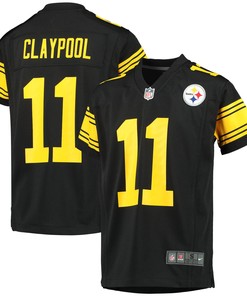 Chase Claypool Pittsburgh Steelers Alternate Player Game Jersey - Black Nfl - Robokeg