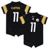 Chase Claypool Pittsburgh Steelers Infant Game Romper Jersey - Black Nfl - Robokeg