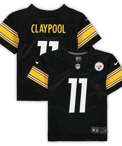 Chase Claypool Pittsburgh Steelers Preschool Game Jersey - Black Nfl - Robokeg