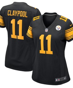Chase Claypool Pittsburgh Steelers Womens Alternate Game Jersey - Black Nfl - Robokeg