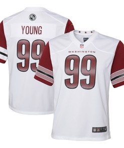 Chase Young Washington Commanders Game Jersey - White Nfl - Robokeg