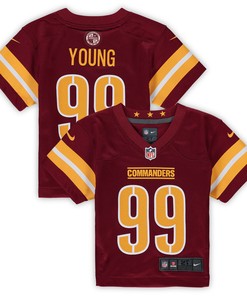 Chase Young Washington Commanders Toddler Game Jersey - Burgundy Nfl - Robokeg