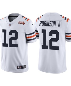 Chicago Bears 100th Anniversary Allen Robinson Ii White Classic Limited Jersey - Robokeg