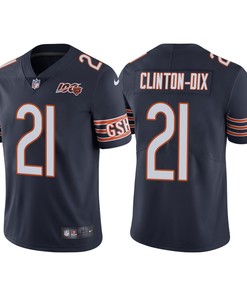 Chicago Bears 100th Anniversary Ha Ha Clinton-dix Navy Limited Jersey - Robokeg