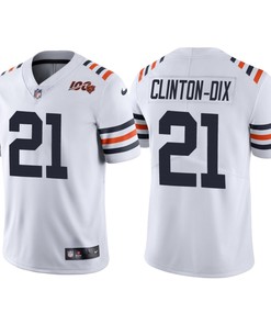 Chicago Bears 100th Anniversary Ha Ha Clinton-dix White Classic Limited Jersey - Robokeg