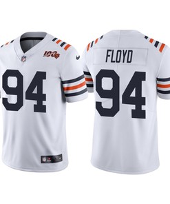Chicago Bears 100th Anniversary Leonard Floyd White Classic Limited Jersey - Robokeg