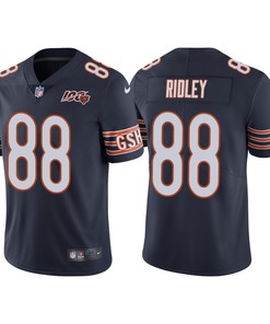 Chicago Bears 100th Anniversary Riley Ridley Navy Limited Jersey - Robokeg