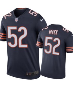 Chicago Bears #52 Khalil Mack Nike Color Rush Navy Jersey - Robokeg