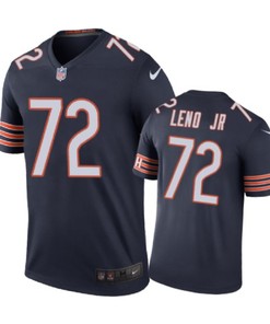 Chicago Bears #72 Charles Leno Jr. Nike Color Rush Navy Jersey - Robokeg