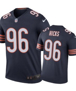 Chicago Bears #96 Akiem Hicks Nike Color Rush Navy Jersey - Robokeg