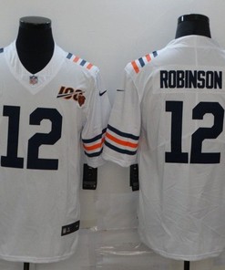 Chicago Bears Allen Robinson #12 Nfl 100 2020 White Jersey Jersey - Robokeg
