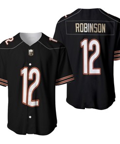 Chicago Bears Allen Robinson #12 Nfl American Football Legacy Vintage Navy 3d Designed Allover Gift For Bears Fans Baseball Jersey - Robokeg
