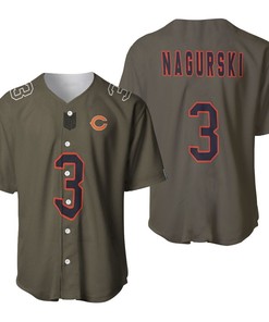 Chicago Bears Bronko Nagurski #3 Great Player Nfl Salute To Service Retired Player Limited Olive Jersey Style Gift For Bears Fans Baseball Jersey - Robokeg