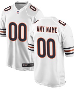 Chicago Bears Custom Game Jersey - White Custom Jerseys Nfl - Robokeg